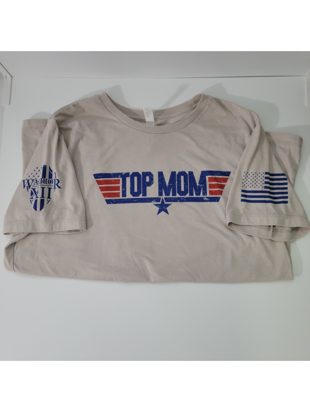Bella+Canvas Heather CVC Top Mom Graphic T-Shirt Size Large